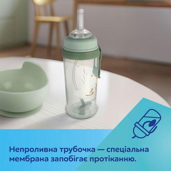 Бидончик-непроливайка Canpol Babies с трубочкой и утяжелителем Dogs 350 мл 56/510bro 189308 фото &mdash; Кузя