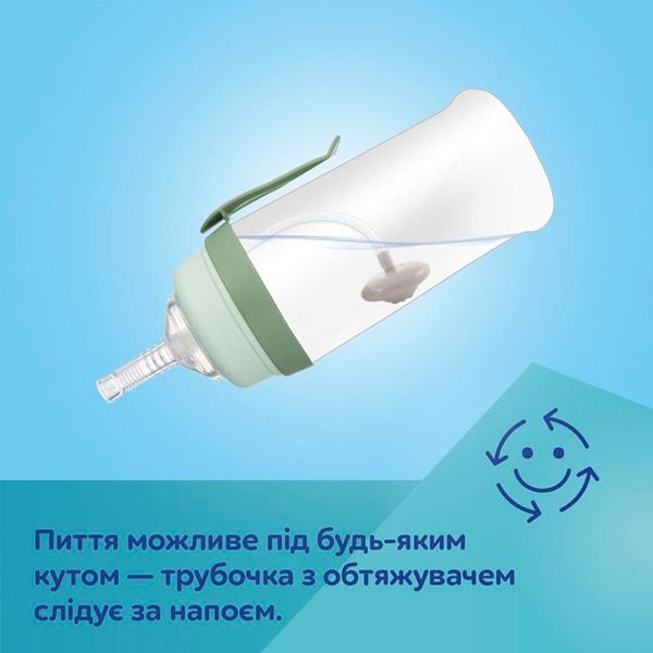 Бидончик-непроливайка Canpol Babies с трубочкой и утяжелителем Dogs 350 мл 56/510bro 189308 фото &mdash; Кузя