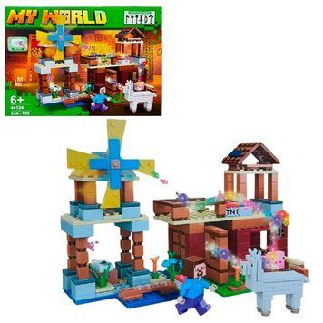 Конструктор My World 44124 Ферма с подсветкой, 330 деталей 192110 фото &mdash; Кузя