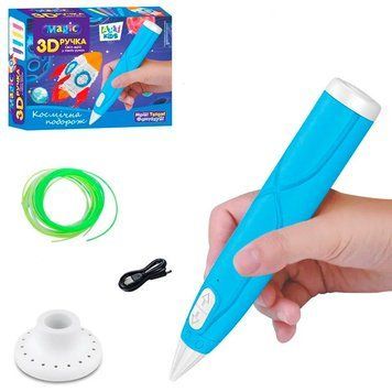 Дитяча 3D-ручка ART Kids AK 0011 з PCL-пластиком та USB-зарядкою 170115 фото &mdash; Кузя