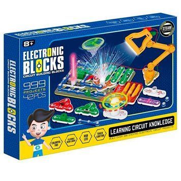 Електронний конструктор Electronic Blocks 6802, 42 елем 186289 фото &mdash; Кузя