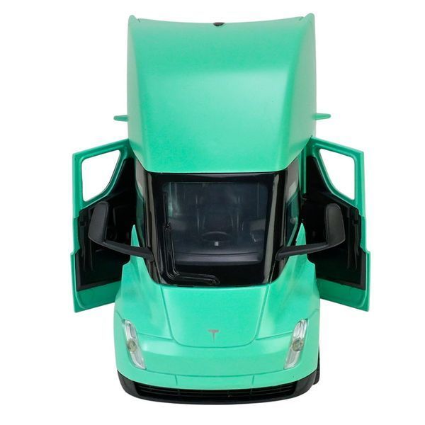 Металева іграшкова вантажівка Tesla Semi Truck Head від Автопром AP7731 зі світлом, звуком 191998 фото &mdash; Кузя
