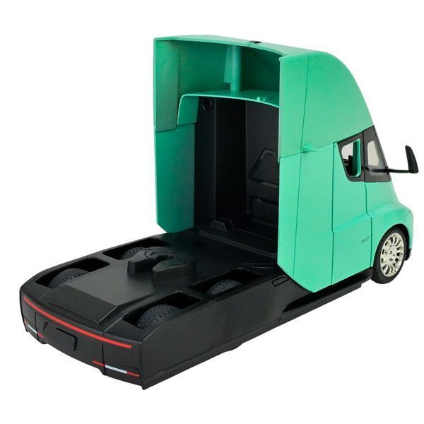 Металева іграшкова вантажівка Tesla Semi Truck Head від Автопром AP7731 зі світлом, звуком 191998 фото &mdash; Кузя