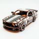 Дерев&rsquo;яний 3D конструктор Muscle car GT PuzzleOk Puz-00945, білий поліцейський маслкар, 162 деталі 191163 фото 5 &mdash; Кузя