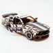 Дерев&rsquo;яний 3D конструктор Muscle car GT PuzzleOk Puz-00945, білий поліцейський маслкар, 162 деталі 191163 фото 2 &mdash; Кузя