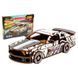 Дерев&rsquo;яний 3D конструктор Muscle car GT PuzzleOk Puz-00945, білий поліцейський маслкар, 162 деталі 191163 фото 1 &mdash; Кузя