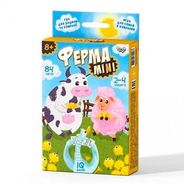 Настільна гра Ферма mini Danko toys G-FM-01U 189911 фото &mdash; Кузя