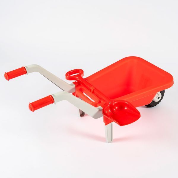 Детская садовая тачка с лопаткой 01530/01 Doloni Toys 161023 фото &mdash; Кузя