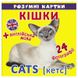 Розвиваючі картки для малюків "Розумні картки. Кішки", укр/англ. 127213 фото 1 — Кузя