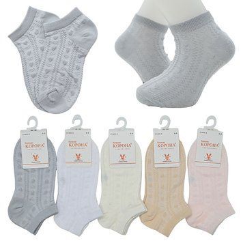 Носки детские для девочки на 6-8 лет, однотонные CY405-5 192999 фото &mdash; Кузя