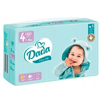 Дитячі підгузки "Dada" Еxtra soft розмір 4 (7-16 кг), 50 шт. 171305 фото — Кузя