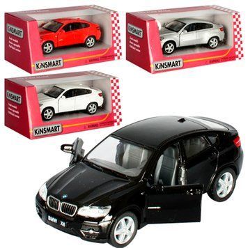 Машина металлическая "BMW X6" КT 5336 W "KINSMART, 4 цвета 48320 фото &mdash; Кузя