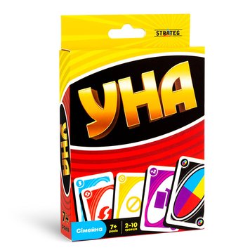 Настільна гра "УНА" classic Стратег 30447, укр. 174216 фото — Кузя