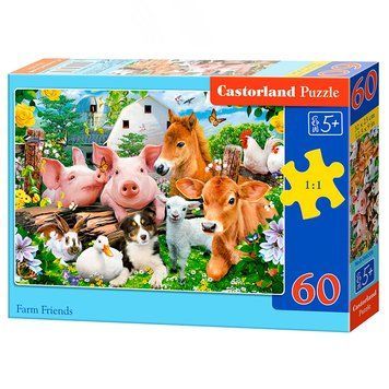 Пазли Castorland 066209 "Друзі на фермі", 60 ел. 153263 фото &mdash; Кузя