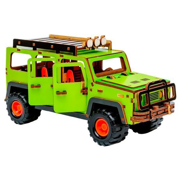 Дерев'яний 3D-конструктор PuzzleOk Wood Rover Puz-00951 на 123 деталі 191168 фото &mdash; Кузя