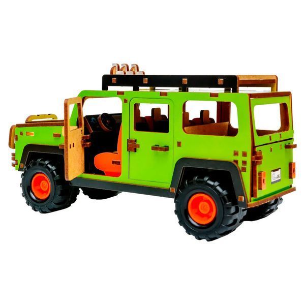 Дерев'яний 3D-конструктор PuzzleOk Wood Rover Puz-00951 на 123 деталі 191168 фото &mdash; Кузя