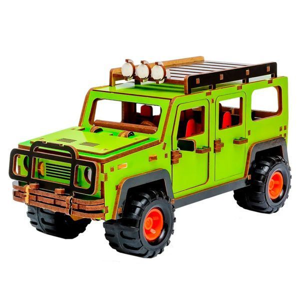 Дерев'яний 3D-конструктор PuzzleOk Wood Rover Puz-00951 на 123 деталі 191168 фото &mdash; Кузя