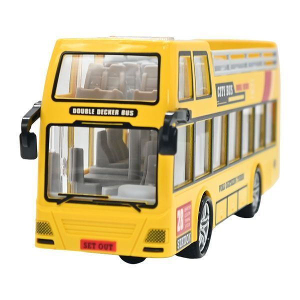Іграшковий двоповерховий автобус City Bus 2392 з світлом та звуком, 2 кольори 193348 фото &mdash; Кузя