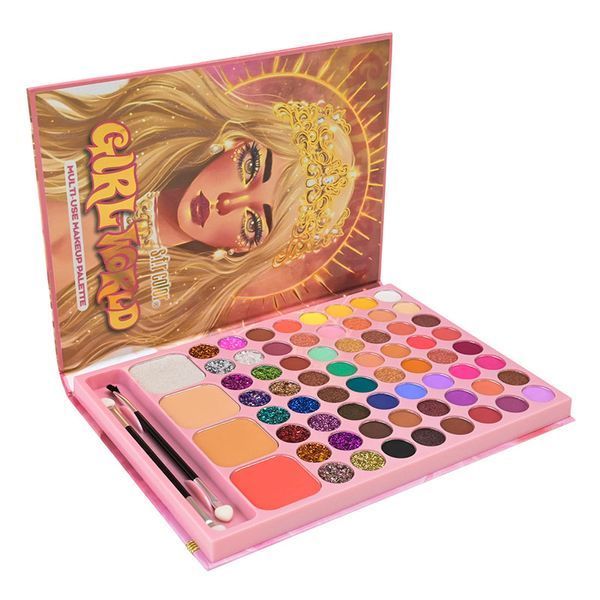 Дитячий набір косметики палітра тіней і рум'ян Girl world CN-0133, 60 кольорів 187383 фото &mdash; Кузя
