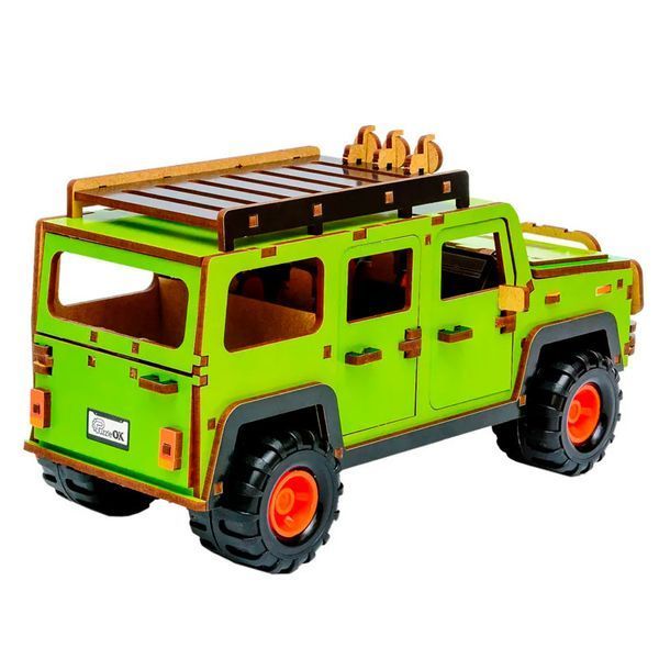 Дерев'яний 3D-конструктор PuzzleOk Wood Rover Puz-00951 на 123 деталі 191168 фото &mdash; Кузя