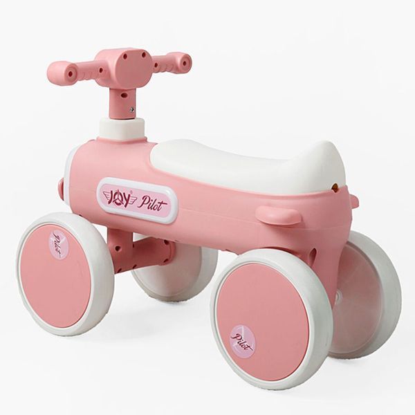Чотириколісний велобіг JOY YL-19226 08 з підсвічуванням та озвучуванням, рожевий 191632 фото &mdash; Кузя