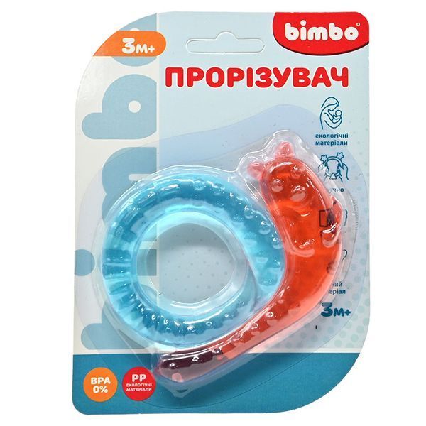 Прорізувач для зубів Равлик Bimbo BM 49-7701, 2 кольори 192630 фото &mdash; Кузя