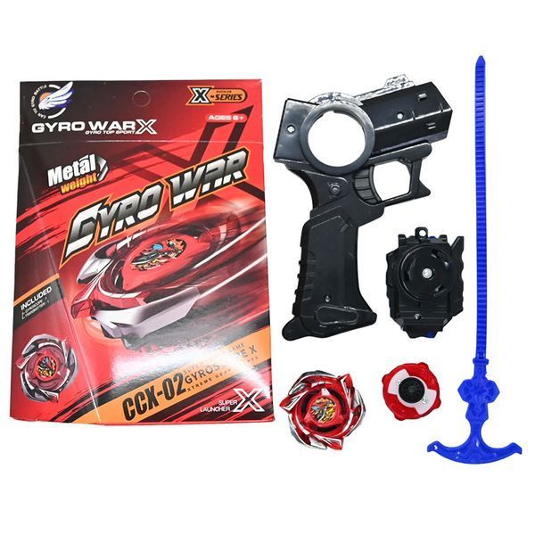 Гра Beyblade Gyro War YY 003 YF з пістолетом-запускачем та металевою накладкою 191244 фото &mdash; Кузя