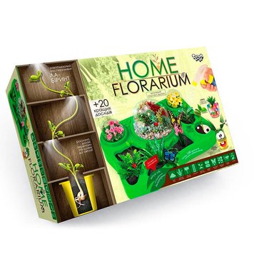 Набор для проведения опытов "Home Florarium" HFL-01-01U Danko Toys 111135 фото — Кузя