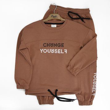 Костюм спортивный для девочки трикотажный 122-140(7-10р.) арт. 3002 2 цвета 165052 фото &mdash; Кузя