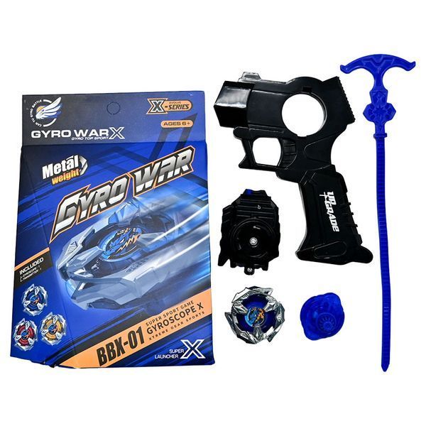 Гра Beyblade Gyro War YY 012 YF-42549 з пістолетом-запускачем та металевою накладкою 191245 фото &mdash; Кузя
