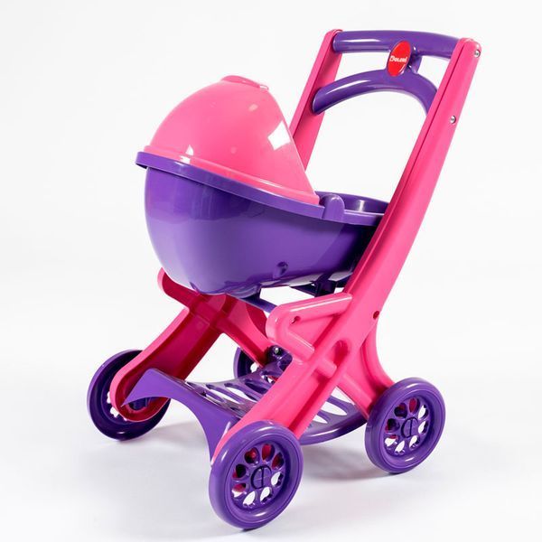 Іграшкова коляска з люлькою для ляльок Doloni Toys 0121/02 105023 фото &mdash; Кузя