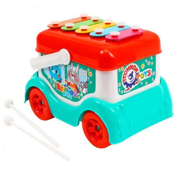 Игрушка Автобус-ксилофон ТехноК 9857 185961 фото &mdash; Кузя
