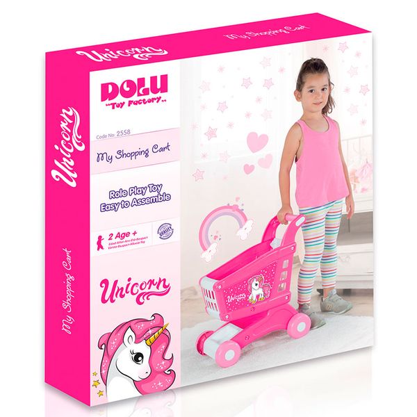 Детская тележка "Моя торговая корзинка" Dolu toy factory 2558 176959 фото — Кузя