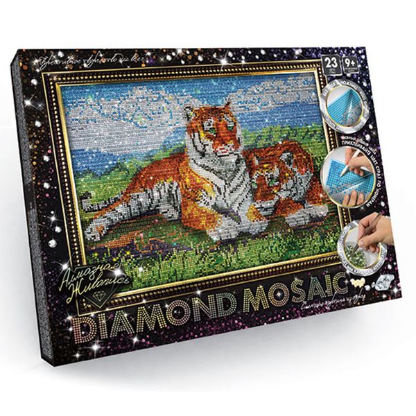 Алмазная живопись «Diamond Mosaic» Danko Toys DM-01-01/10 96128 фото — Кузя