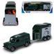 Машинка с прицепом-коневозом TechnoDrive Land Rover 195030 фото 1 &mdash; Кузя