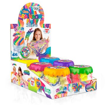 Слайм "Rainbow Fluffy Slime" Danko Toys, 400 г 150027 фото — Кузя