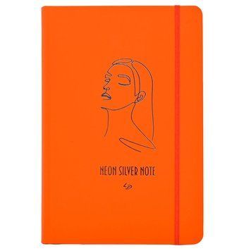 Блокнот у клітинку на резинці А5 Profiplan Neon silver note orange, 96 арк 182416 фото &mdash; Кузя