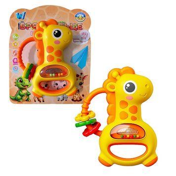 Музичне брязкальце WToys 99478 Жираф з українським озвучуванням та підсвічуванням 196341 фото &mdash; Кузя