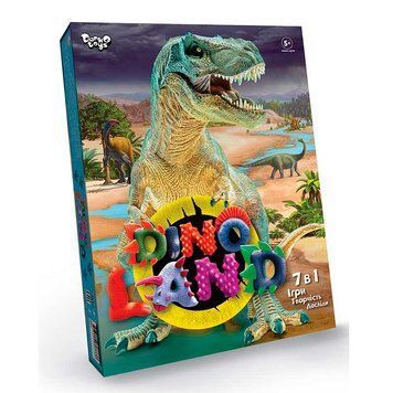 Набір для дитячої творчості "Dino Land" 7 в 1 DL-01-01U 133965 фото &mdash; Кузя
