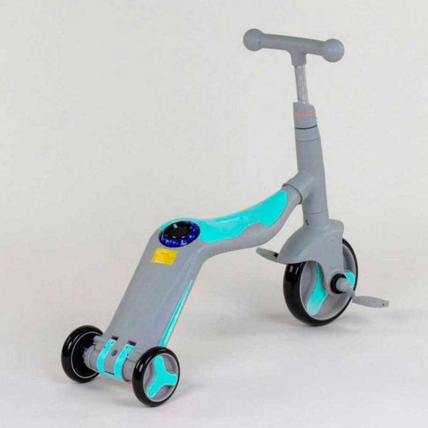 Самокат музыкальный с подсветкой 3в1 (Самокат-Беговел-Велосипед) Best Scooter JT 10181 131564 фото &mdash; Кузя