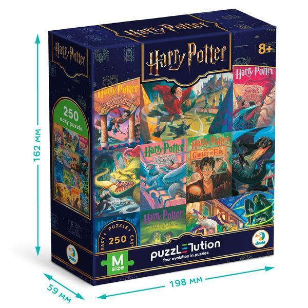 Пазл Dodo Harry Potter Книжные обложки 200657, 250 элементов 188350 фото &mdash; Кузя