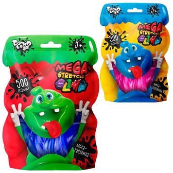 Лизун - жвачка для рук Danko Toys "Mega Stretch Slime" пакет (500г.) 130300 фото — Кузя