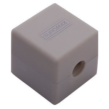 Стругачка для олівців Buromax Cube BM4757 з контейнером, 3 кольори