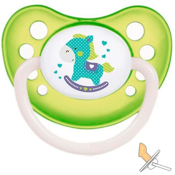 Пустышка латексная анатомическая Canpol Babies 23 261, 18 мес, 3 цвета 120524 фото &mdash; Кузя