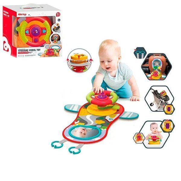 Музыкальный развивающий руль 688-69, 3 вида крепления 174604 фото &mdash; Кузя