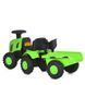 Каталка-толокар трактор Bambi Racer M 6154-5 з причепом та ігровим набором, зелений 193545 фото 2 &mdash; Кузя