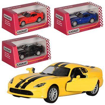 Машинка металлическая "SRT Viper GTS" КT 5363 WF, 4 цвета 110281 фото &mdash; Кузя