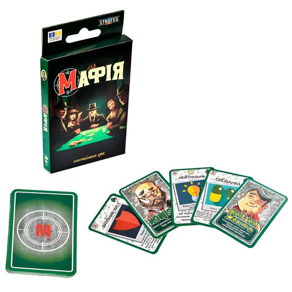 Настольная игра Стратег "Мафия" 30974 укр. 177089 фото — Кузя