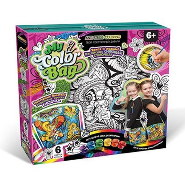 Сумка раскраска мини My Color Bag Danko Toys MCOB01-0105, 4 вида 96436 фото &mdash; Кузя
