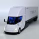 Металевий автовоз-трейлер Tesla Semi A 2360 зі світлом та звуком 193426 фото 5 &mdash; Кузя